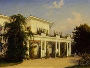 Het landgoed Kachanovka, 1849 door Alexei Yakovlevich Voloskov