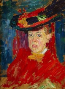 Portret van Marianne von Werefkin. Omstreeks 1906