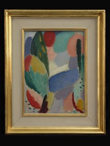 Blauwe Straat, 1916 door Alexej von Jawlensky