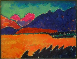 Het Dal - Murnau door Alexej von Jawlensky