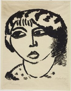 Vrouwenhoofd door Alexej von Jawlensky