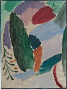 Koude dag, 1915 door Alexej von Jawlensky