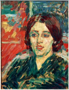 Madame Curie I door Alexej von Jawlensky