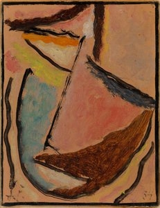 Meditatie Kleine Abstracte Kop, 1934 door Alexej von Jawlensky