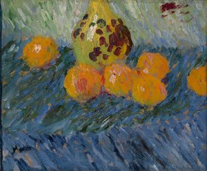 Stilleven met sinaasappels door Alexej von Jawlensky