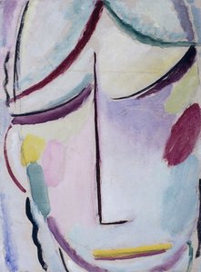 Het gezicht van de Verlosser door Alexej von Jawlensky