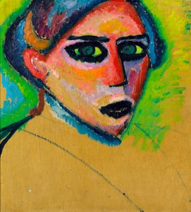 Vrouwen gezicht door Alexej von Jawlensky