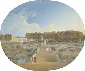 De Moestuin van het Hôtel de Valentinois in Passy door Alexis Nicolas Perignon the Elder