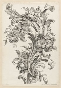 Floraal en acanthusblad ontwerp door Alexis Peyrotte