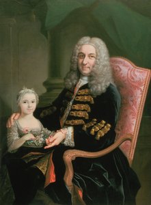 Dubbelportret door Alexis Simon Belle