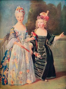 Mademoiselle De Bethisy en haar broer, ca. 1715, 1911