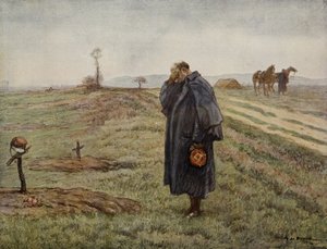 Het graf van een zoon door Alexis de (after) Broca