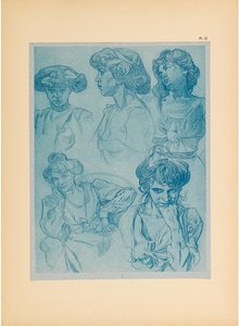Documents Décoratifs door Alfons Marie Mucha