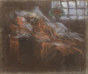 Dromen door Alfons Marie Mucha