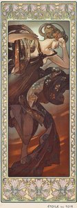 De Avondster door Alfons Marie Mucha