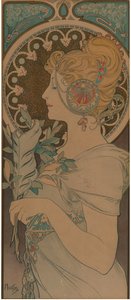 Veer, 1899 door Alfons Marie Mucha