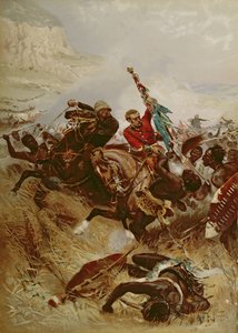 Luitenants Nelville en Coghill redden de Kleuren door Alfred A.B. de Neauville