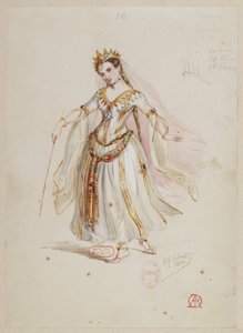 Halévy - La magicienne - kostuummodellen van Alfred Albert - 10. feeën, vrouwenkoor