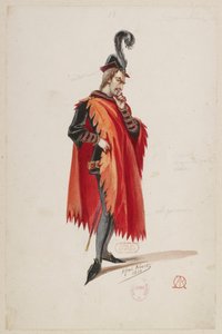 Halévy - La magicienne - kostuummodellen van Alfred Albert - 18. (Stello de Nici), M. Bonnehée