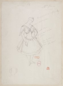 Halévy - La magicienne - kostuummodellen van Alfred Albert - 24. Mlle Zina (pas de deux). Mlle Zina, (pas de deux)