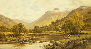 Borrowdale, Cumberland, 1896 door Alfred Augustus Glendening