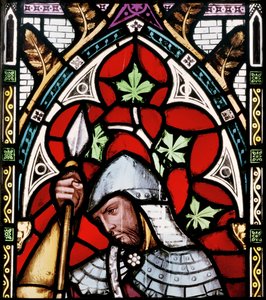 Een soldaat luistert naar Johannes de Doper (detail)