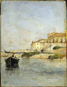 Het vissersdorp door Alfred Casile