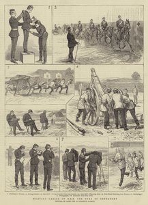Militaire carrière van ZKH de hertog van Connaught door Alfred Chantrey Corbould