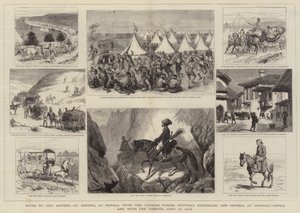 Aantekeningen van onze kunstenaars, bij Sistova, bij Pavolo, met de Turkse troepen tussen Rustchuck en Shumla, in Constantinopel, en met het Turkse leger in Azië door Alfred Chantrey Corbould