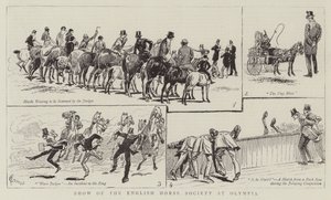 Show van de Engelse Horse Society in Olympia
