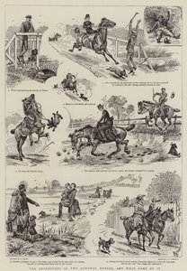 De avonturen van twee weggelopen paarden, en wat ervan kwam door Alfred Chantrey Corbould