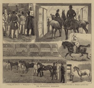 De Metropolitan Horse-Show door Alfred Chantrey Corbould