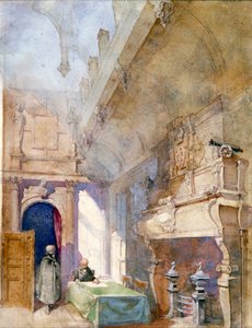 Salle-a-Manger, Charterhouse, Londen, 1913 door Alfred Charles Conrade