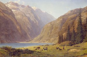 Onbekend schilderij door Alfred Chavannes