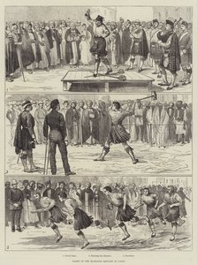 Spelen van de Highland Brigade in Caïro