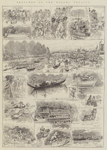 Schetsen bij de Henley Regatta