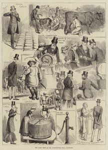 De Zuivelshow in de Agricultural Hall, Islington door Alfred Courbould