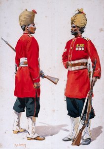 Soldaten van de 102e King Edward