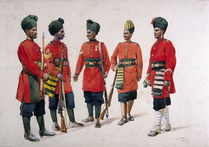 Soldaten van de voormalige 