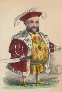 Hendrik VIII, 1856 door Alfred Crowquill