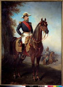 Ruiterportret van Napoleon III door Alfred Dedreux