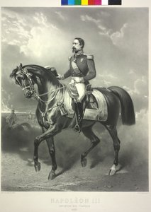 Napoleon III., Keizer der Fransen (prent)