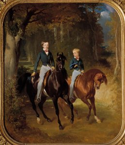 Ruiterportret van Louis Philippe Albert d