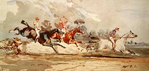 De Paardenrace door Alfred Dedreux