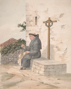 Franciscaner Monnik door Alfred Diston