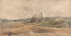 Rivierlandschap door Alfred Downing Fripp