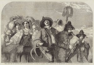 De Laatste Dag van de Oogst, de Romeinse Campagna door Alfred Downing Fripp