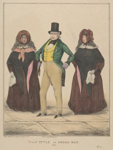 Leve Frankrijk, Franse stijl op Broadway, 1840