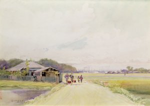 De Mississippi Baai van Yokohama, c.1889 door Alfred East
