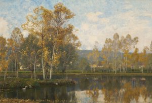 De Slaperige Rivier Somme door Alfred East